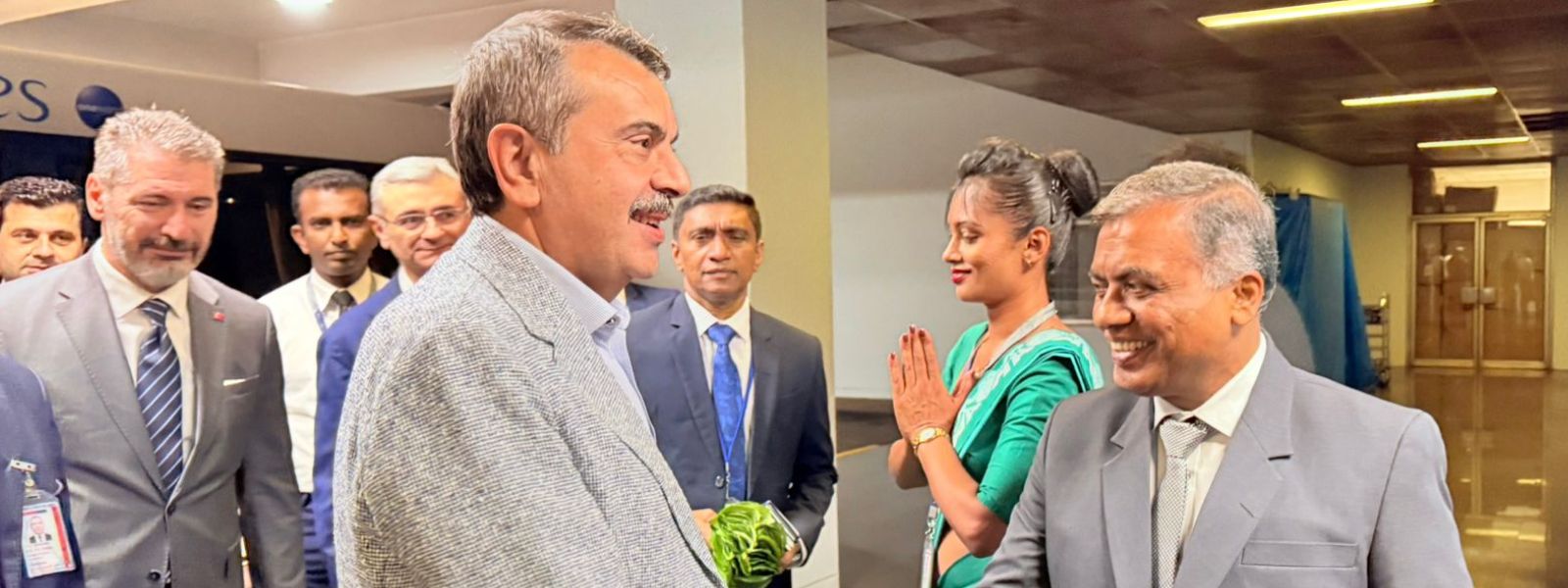 Turkish Education Minister Lands In Sri Lanka